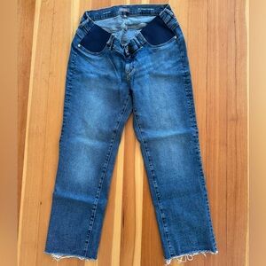 Gently worn DL1961 “Patti” Vintage Straight Maternity Ankle Jeans